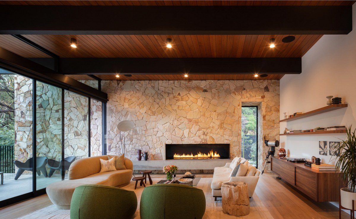 Interior Stone Wall Modern
