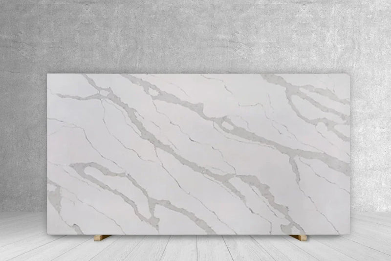 AQ CALACATTA TRASLUX QUARTZ POLISHED 3/4