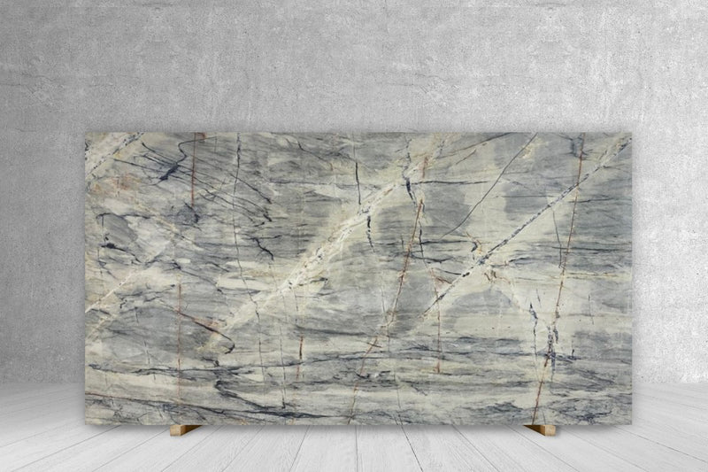 QUARTZITE IJEN BLUE PREMIUM POLISHED 3/4"_ItemCode
