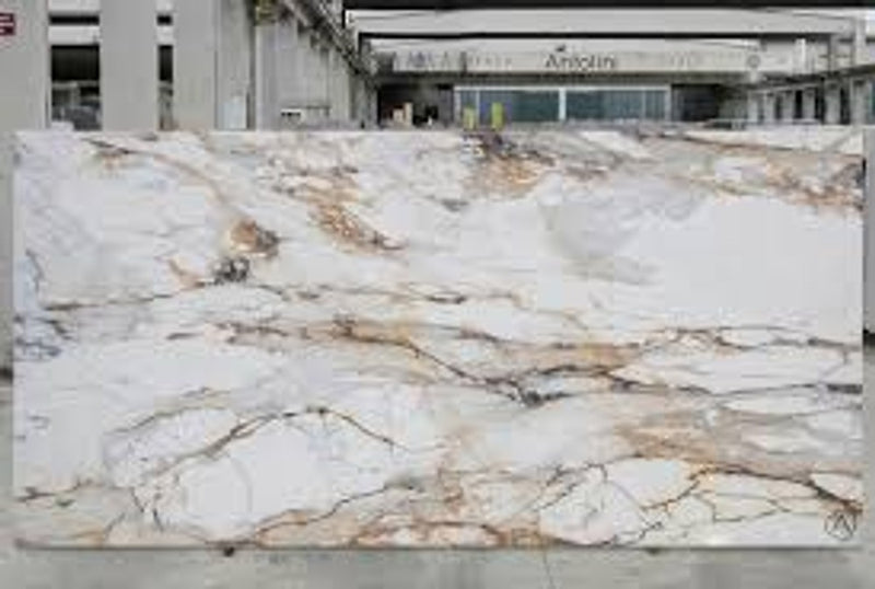 CALACATTA MACCHIA VECCHIA TECH SIDE B" 1/2" POLISHED