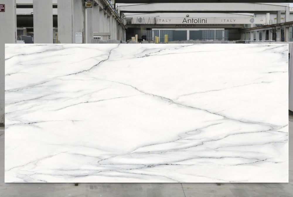 CALACATTA LINCOLN TECH SIDE A 1/2 SATIN — Marble Unlimited Inc