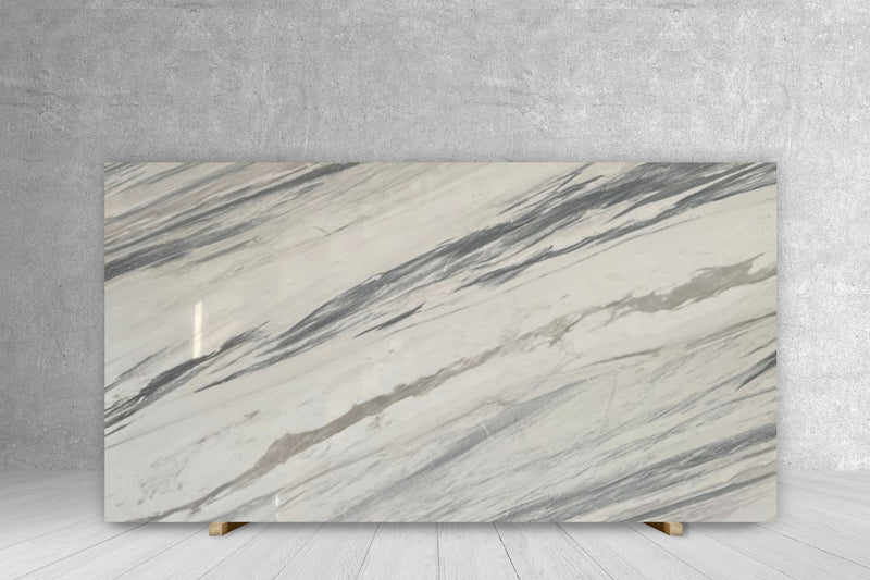 MARBLE BIANCO PLATINO POLISHED 3/4
