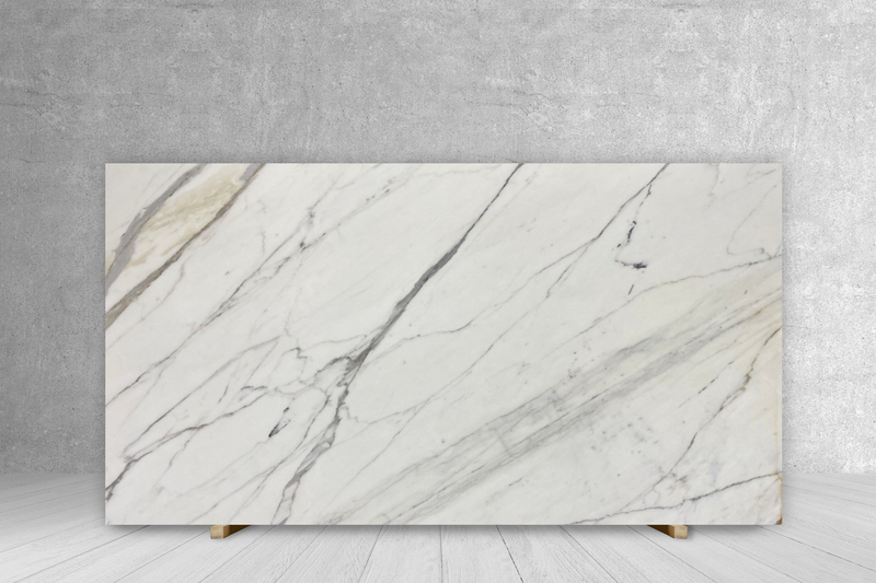 MARBLE CALACATTA STATUARIO HONED 3/4