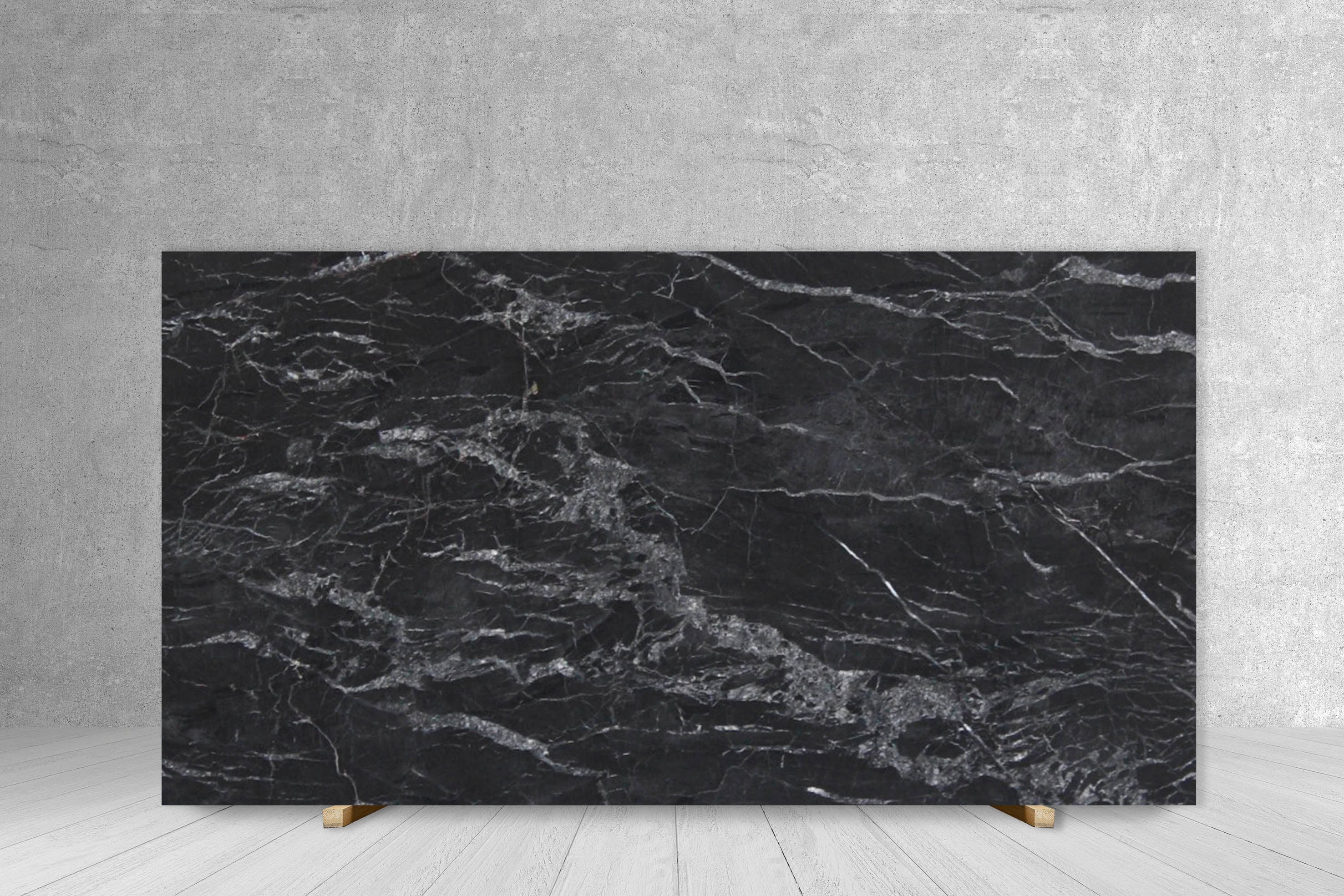 MARBLE NOIRBLANC POLISHED + AZEROCARE 3/4 — Marble Unlimited Inc