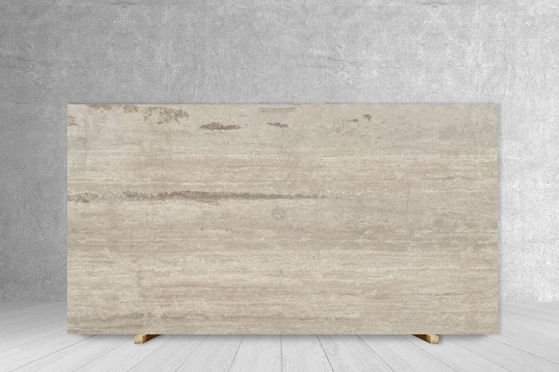 NEW ROMAN TRAVERTINE VEIN CUT FILLED AND HONED 3/4