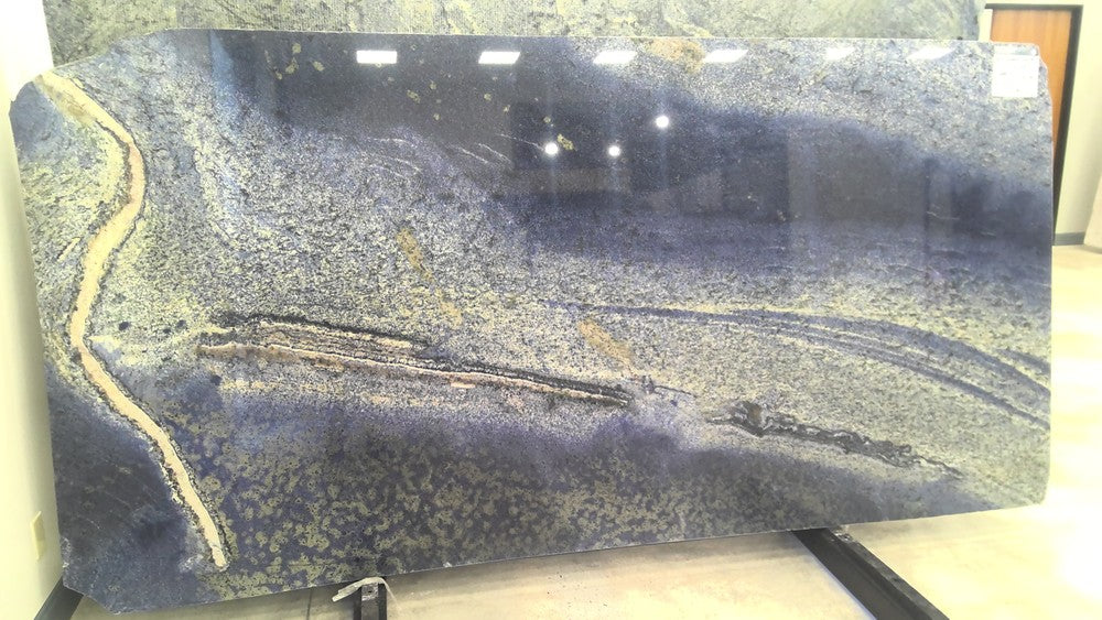 Azul Bahia Granite Slab 3/4 Polished Stone – Artistic Tile