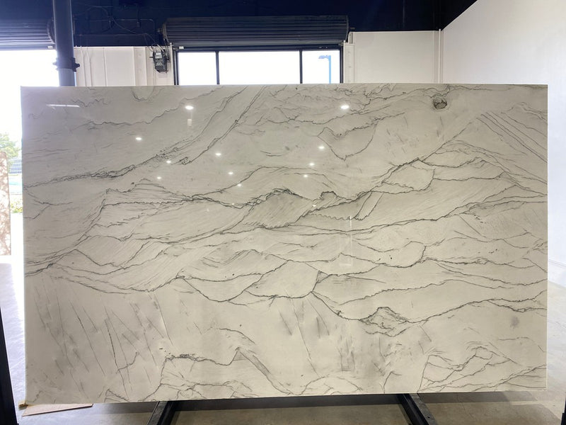 QUARTZITE GLACIER WAVE  POLISHED 3/4