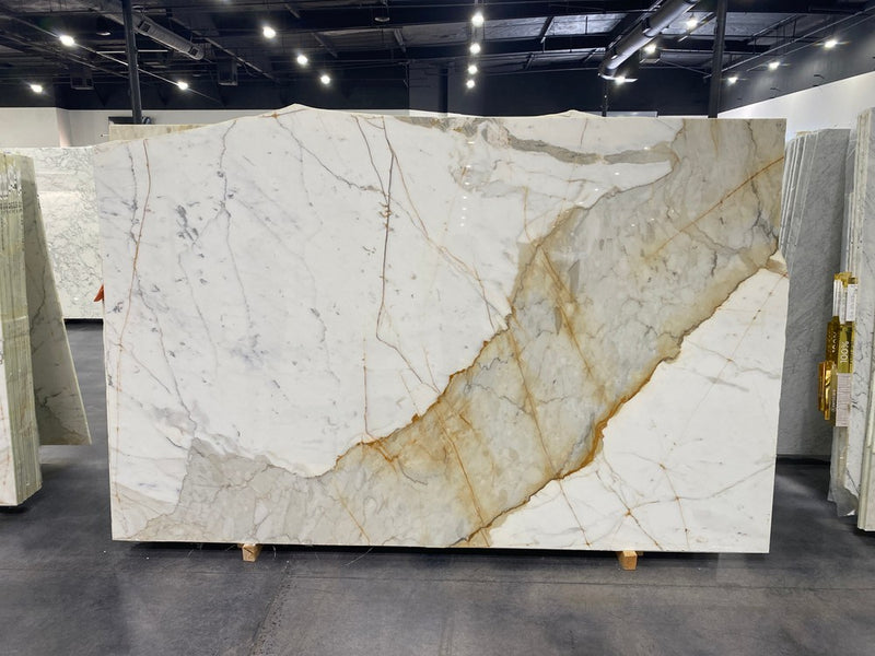 MARBLE CALACATTA MACCHIA VECCHIA SUPREME" POLISHED 3/4"