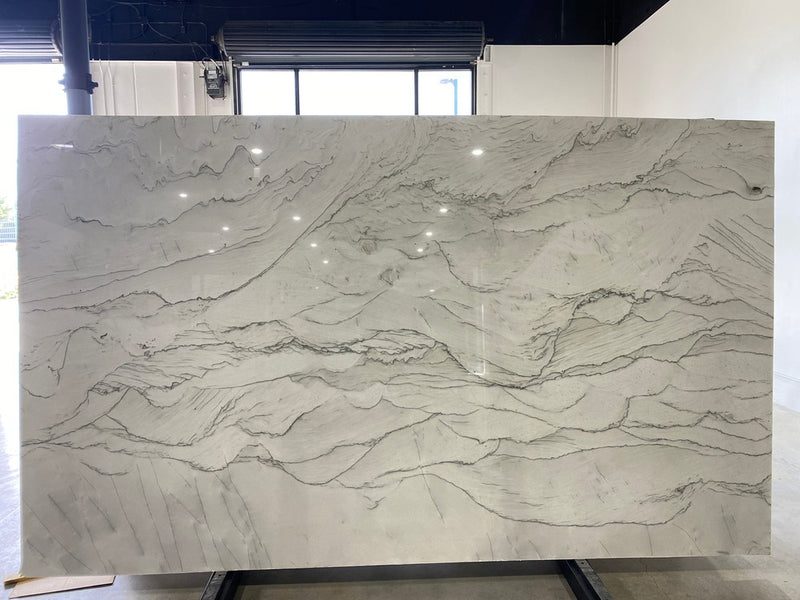 QUARTZITE GLACIER WAVE  POLISHED 3/4
