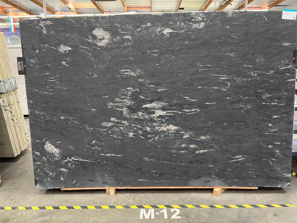 GRANITE BLACK COSMIC LEATHER 3/4 — Marble Unlimited Inc