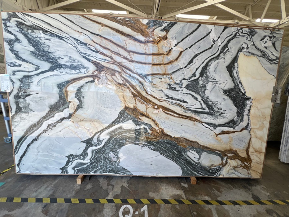 MARBLE PAONAZZO PAZZO POLISHED 3/4