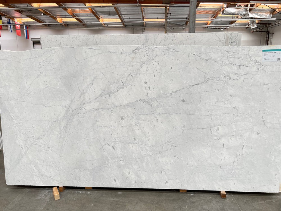 White Carrera Marble Slab