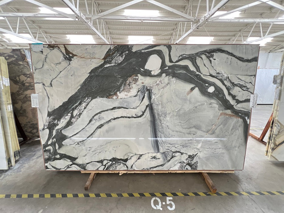 MARBLE PAONAZZO NERO EXTRA POLISHED 3/4