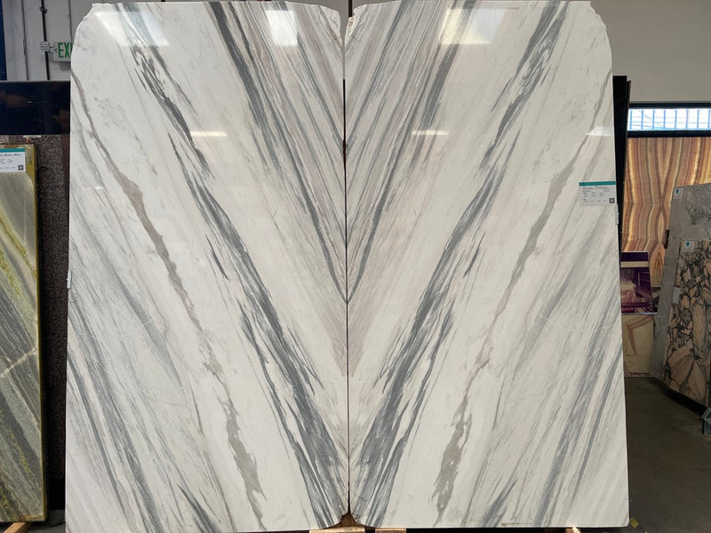 MARBLE BIANCO PLATINO POLISHED 3/4