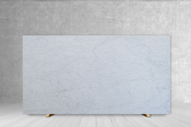 MARBLE CARRARA WHITE C" PREMIUM HONED & POLISHED 3/4"