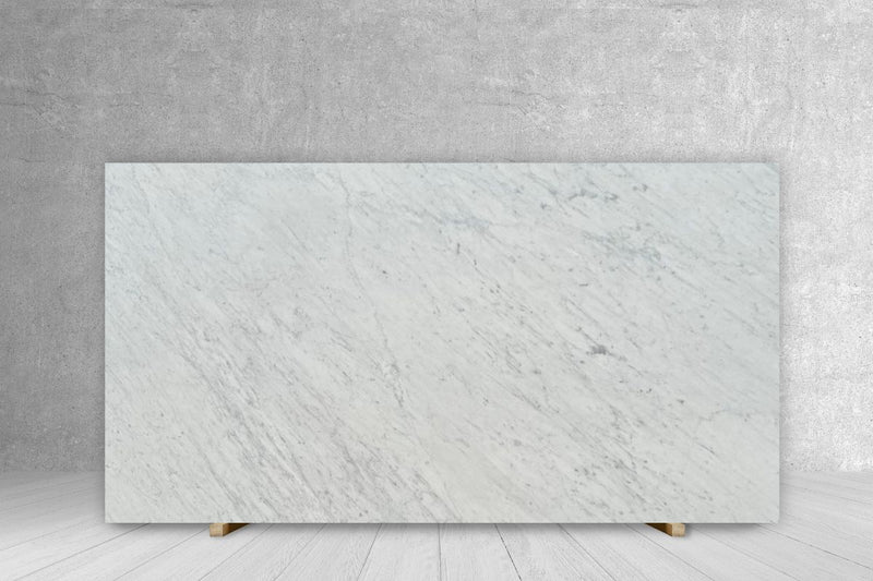 MARBLE CARRARA WHITE C" DUAL HONED & POLISHED 3/4"