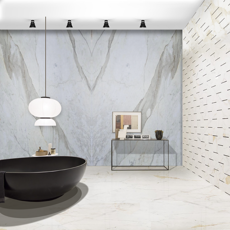 MARBLE CALACATA CREMO PREMIUM POLISHED 3/4