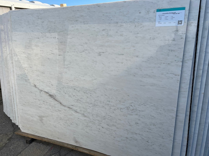 CALACATTA ESTREMOZ / ROSA BLACK VEIN POLISHED 3/4