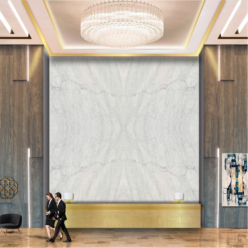 MARBLE CARRARA WHITE C" SUPERIORE HONED & POLISHED 3/4"